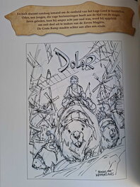 Pagina uit het boekje '' Work in progress''.