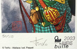 Numéroté 130/250 et signé Tieko