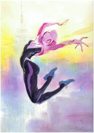 Yannick Corboz - Spider Gwen - Illustration originale