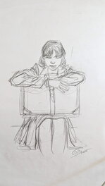 Jean-Pierre Gibrat - Crayonné original - Original art