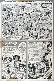 Jack Kirby - Machine Man # 4 page 6 - Planche originale
