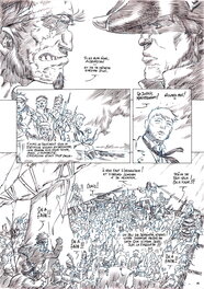 Gilles Cazaux - « L’oubliée du radeau de la Méduse »- Planche originale – Page 25 – Gilles Cazaux - Planche originale
