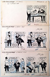 Marc Moallic - Les énigmes de Ludo "Le brevet volé" page 1 sur 2 - Planche originale