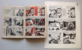 Et les Pages 9 et 10 de cette Aventure parues tel quel dans le Petit format Humo Rancho 11 (qui ne sera Pas joint a la Vente..., c'est pour vous monter sa Publication , Planche Publiée !! a droite ) .