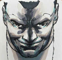 Charlie Adlard - Negan - Original Illustration