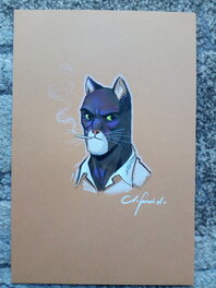 Juanjo Guarnido - Dessin couleur blacksad / juanjo guarnido - Illustration originale