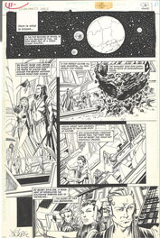 John Byrne - Ganthet’s tale #3 page 1 signed  By John Byrne - Planche originale