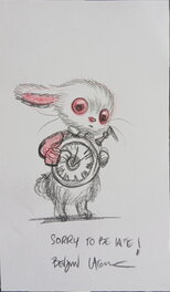 Benjamin Lacombe - Original du Lapin Blanc - Benjamin Lacombe - Original Illustration
