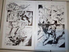 Mark Bagley - Venom 156 pgs 11-12 / mark bagley - Planche originale
