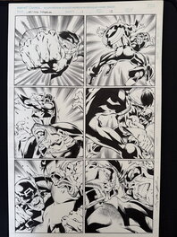 Joe Bennett - Captain america, vol,2, issue #page 12,1997 - Comic Strip