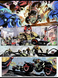Stewart Moore - Judge Dredd : Ascension Day Page 4 - Planche originale