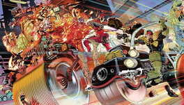 ‘Road Kill’ Wraparound Cover 2000AD