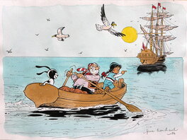 Pierre Tranchand - Marine - Original Illustration