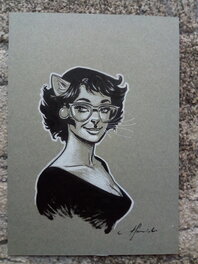 Juanjo Guarnido - Dessin original blacksad alma / juanjo guarnido - Original Illustration