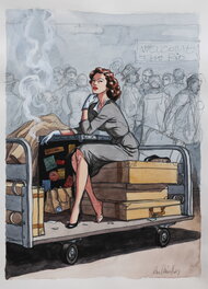 Ana Mirallès - 48 heures dans la vie de Ava Gardner - Planche originale