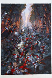 Frédéric Pillot - Le dernier des Mohicans - Illustration originale