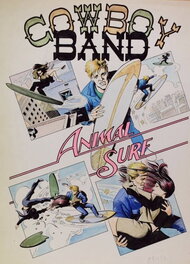 unknown - Cowboy band animal surf - Comic Strip