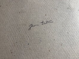 Détail dos signature