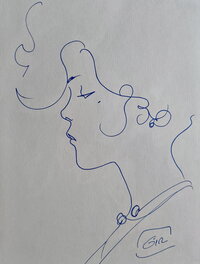 Jean Giraud - Chihuahua Pearl profil - Original Illustration