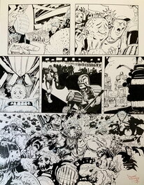 Stewart Kenneth Moore - Judge Dredd: THE UNREALISTS - Planche originale