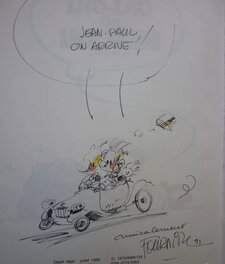 Jean-Claude Fournier - Fournier dedicace - Comic Strip