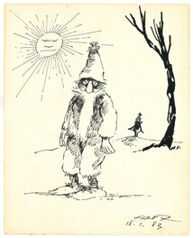 Fred - LE NAUFRAGE DU "A" - Planche originale