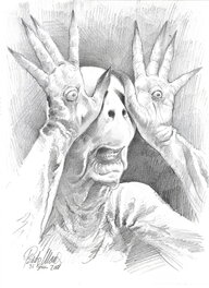 Isidre Monés - The Pale Man - Pan's Labyrinth - Illustration originale