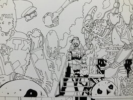 Detail of Marek getting fired by his robot manager.