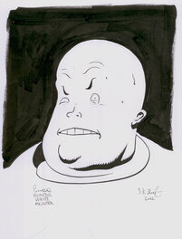 Stewart Kenneth Moore - The HUNTER ( George Hunter White MKUltra ) - Planche originale