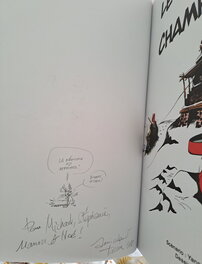 1 page de dedicace