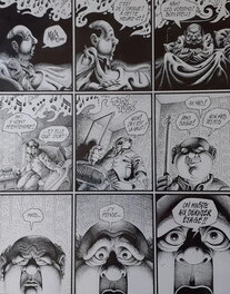 philippe caza - Du bruit au plafond(1979) / Scènes de la vie de banlieu - Planche originale