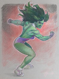 Juanjo Guarnido - She-Hulk - Illustration originale