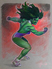 Juanjo Guarnido - She-Hulk - Illustration originale