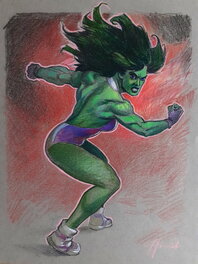 Juanjo Guarnido - She-Hulk - Illustration originale