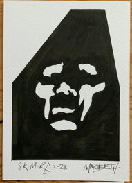 Stewart Kenneth Moore - Witch. Macbeth Sketchcard Gosh London. - Planche originale
