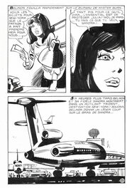 Mario Cubbino - Bélinda, épisode sans titre planche 23 - Parution dans le magazine Shirley et Bélinda n°94 (Mon journal) - Planche originale