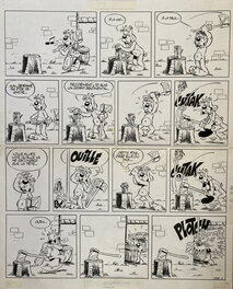 Henri Dufranne - 1971 - Gai-Luron - Planche originale