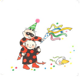 Elzbieta Violet - Elzbieta Violet - Illustration de couverture : "vive carnaval !" - Couverture originale