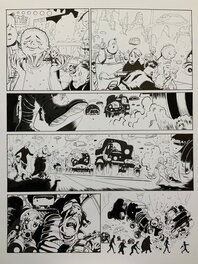 Stewart Kenneth Moore - JUDGE DREDD : The Unrealists Page 4 - Planche originale