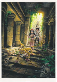Alexis Nesme - Le Marsupilami et le temple maudit - Original Illustration