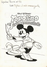 Ambrogio Vergani - Topolino e il Sarto Ammazzasette (Brave Little Tailor) - Original Cover