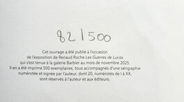 Album numéroté 82/500 Album numéroté 82/500