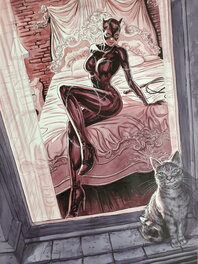 Jérémy - Catwoman - Illustration originale