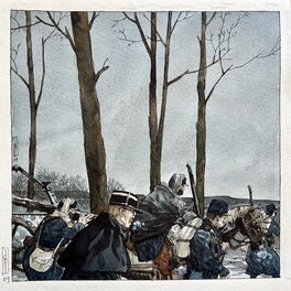 Maël - Notre Mère la Guerre - Illustration originale
