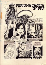 Enrique Breccia - Per una taglia in più [Lanciostory #44/1976] lot de 3 planches - Planche originale