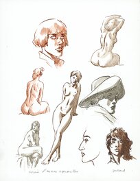 André Juillard - Essais - Original Illustration
