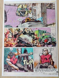 Tanino Liberatore - Ranxerox. Bon anniversaire, Lubna - Planche originale