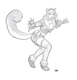 Frank Cho - Squirrel Girl - Illustration originale