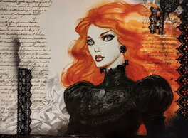 Olivier Ledroit - Les fleurs du mal - Original Illustration