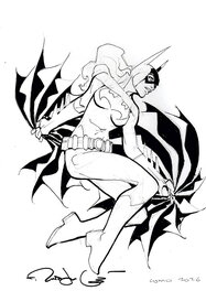 Rick Leonardi - Batgirl - Illustration originale